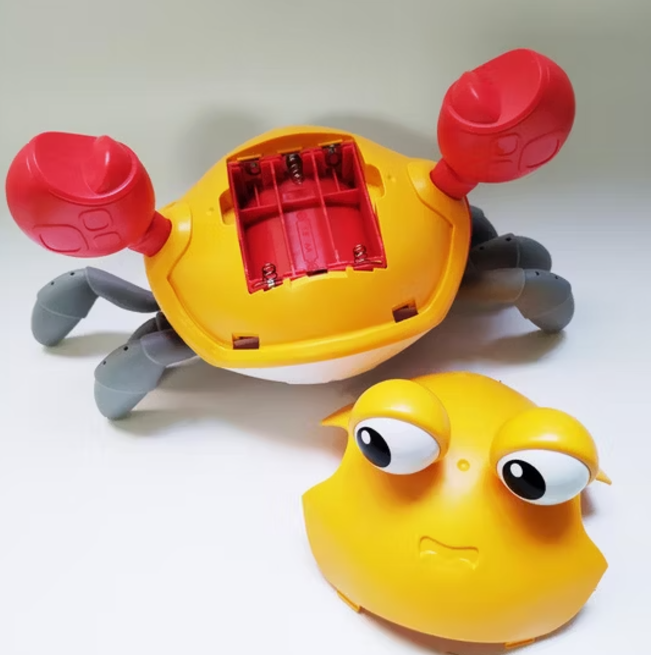 Cangrejo Caminador Montessori Interactivo con Luces, Música y Pilas | Estimula el Gateo