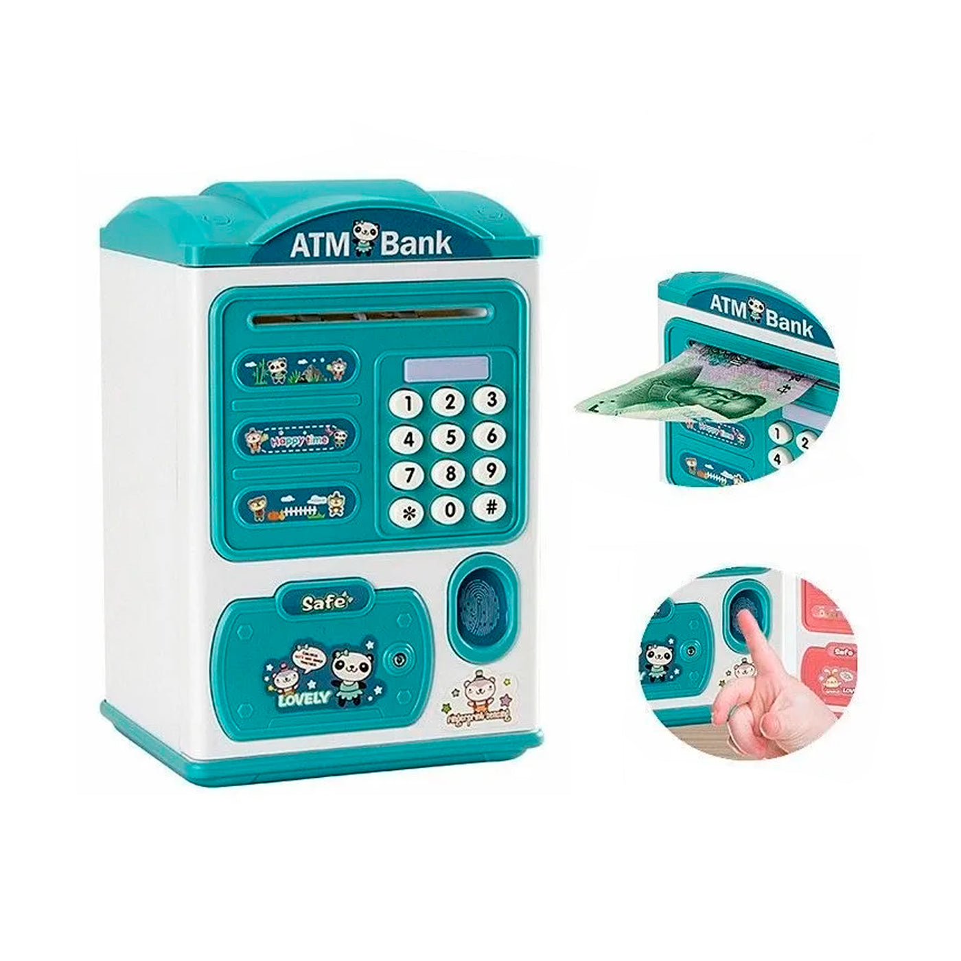Alcancía de Ahorro Electrónica para Niños | Caja Fuerte con Contraseña y Música