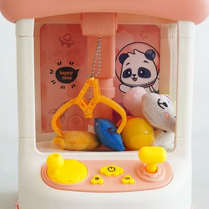 Mini Máquina Saca Peluches y Juguetes | Grúa Electrónica Infantil con Música y Luces