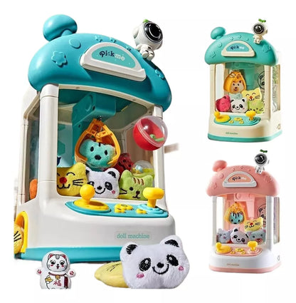 Mini Máquina Saca Peluches y Juguetes | Grúa Electrónica Infantil con Música y Luces