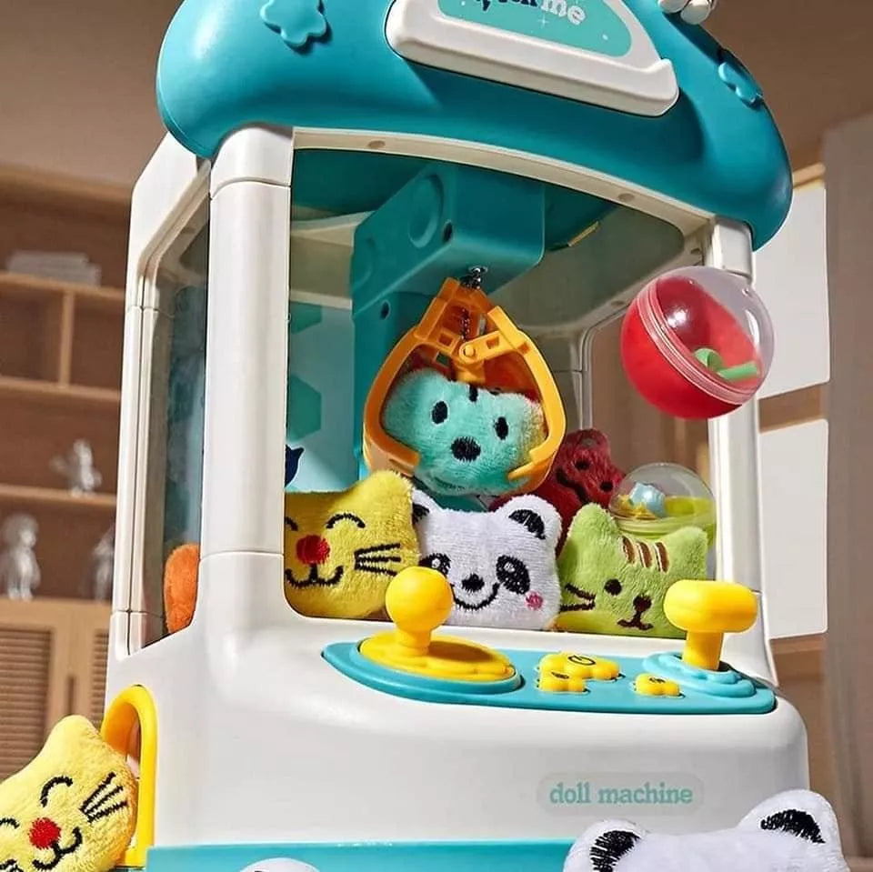 Mini Máquina Saca Peluches y Juguetes | Grúa Electrónica Infantil con Música y Luces