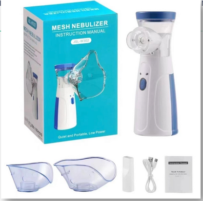 Nebulizador Portátil para Adultos y Niños | Inhalador Silencioso de Malla Recargable