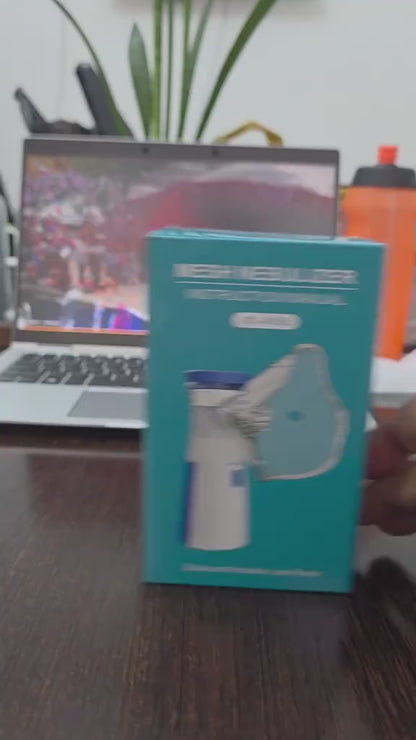 Nebulizador Portátil para Adultos y Niños | Inhalador Silencioso de Malla Recargable