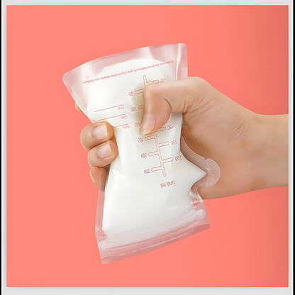 Pack de 30 Bolsas para Almacenar Leche Materna | Bolsas Preesterilizadas con Cierre Hermético